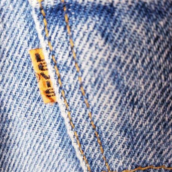LEVI'S 550 Orange Tab Student Fit Vintage Relaxed Fit Jeans - W28 L32 - Picture 8 of 10